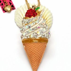 Betsey Johnson Ice Cream Necklace